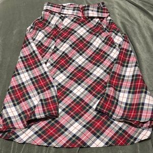 H & M Plaid circle skirt